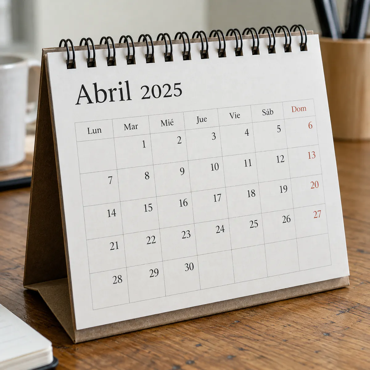 Ejemplo de Calendarios