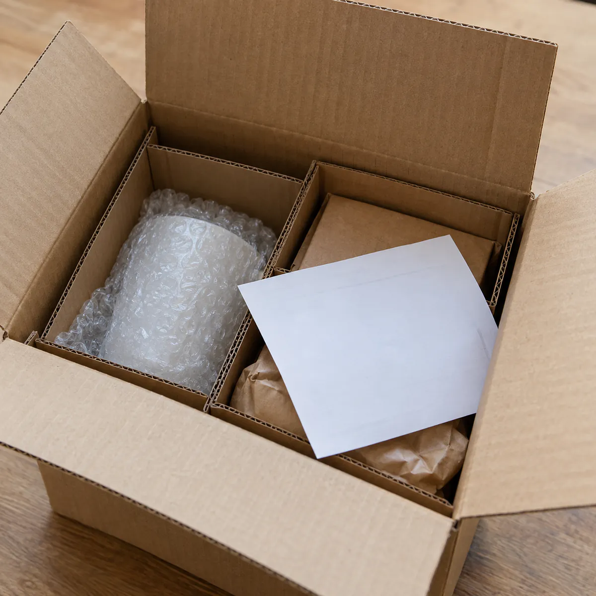 Ejemplo de Cajas Fulfillment
